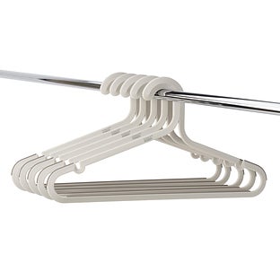 Joseph Joseph Orderly Anti-tangle Clothes Hangers, 20 Pack - Beige
